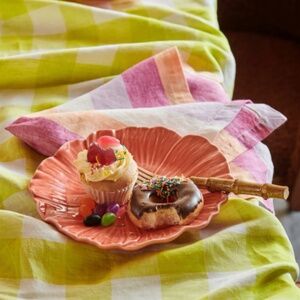 SOCIETY OF WANDERERS - Bellini Stripe Linen Napery FABRIC NAPKINS - SET OF 4